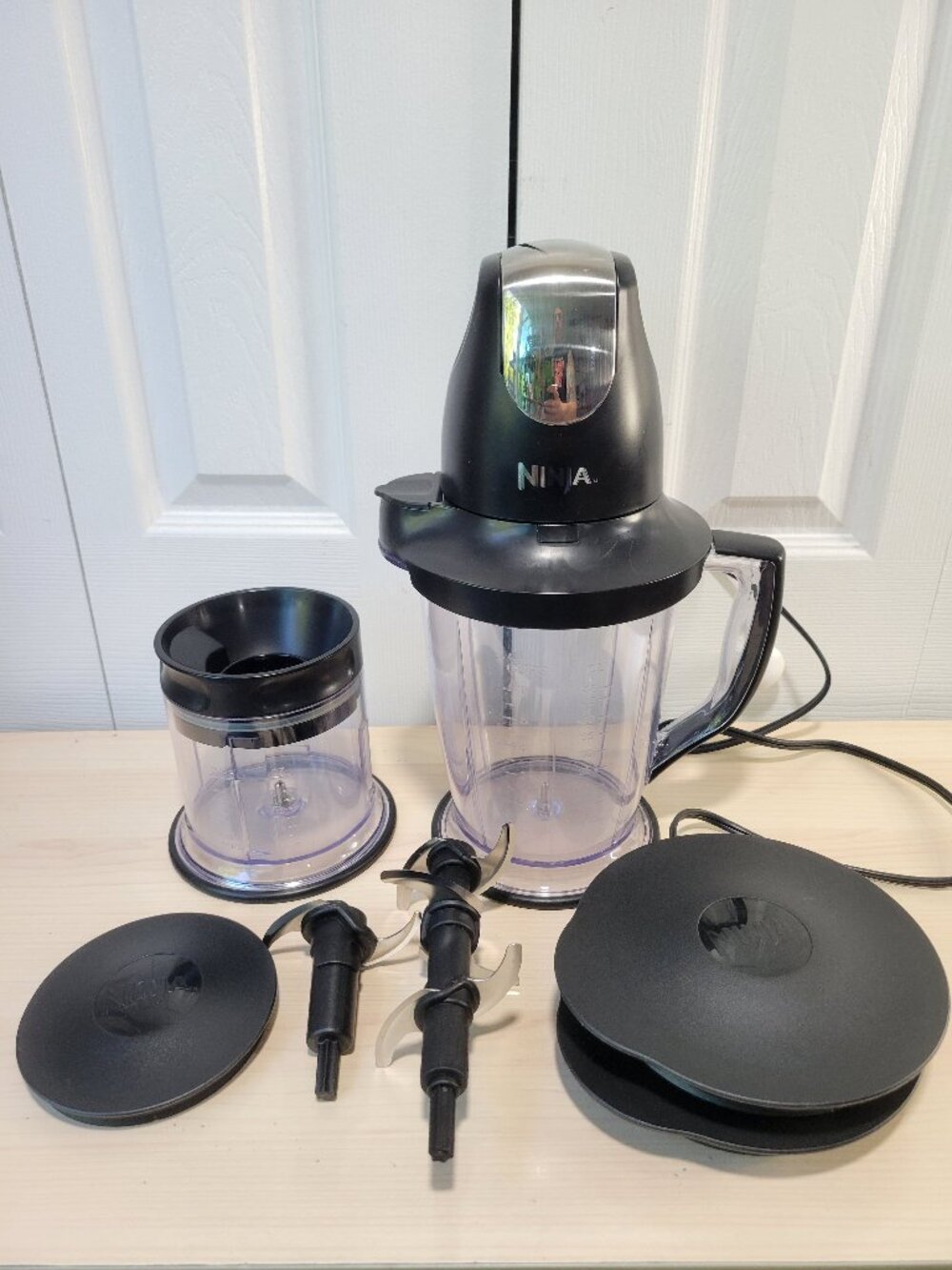 NINJA Master Prep Professional 450W Blender & Food Processor Combo Set EUC